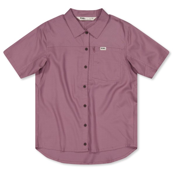 Mons Royale At Merino Short Sleeve Shirt Hemd Damen (Gr M |rosa)