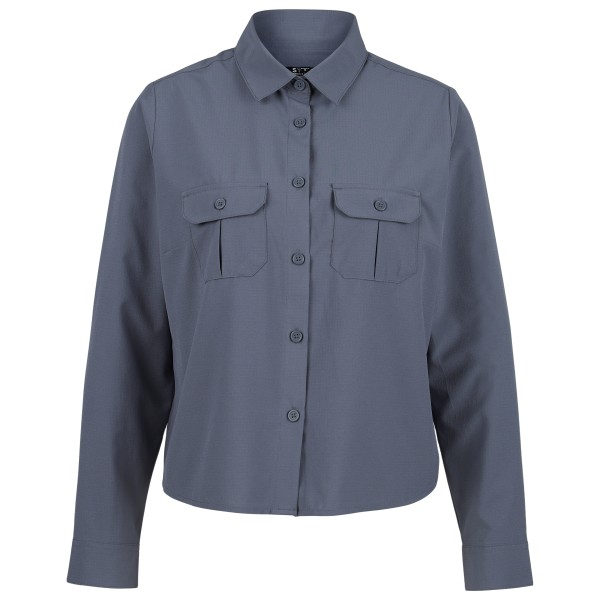 Bluse Stoic Antimosquito Byske L/S Loose Shirt Damen (Gr XS |blau)