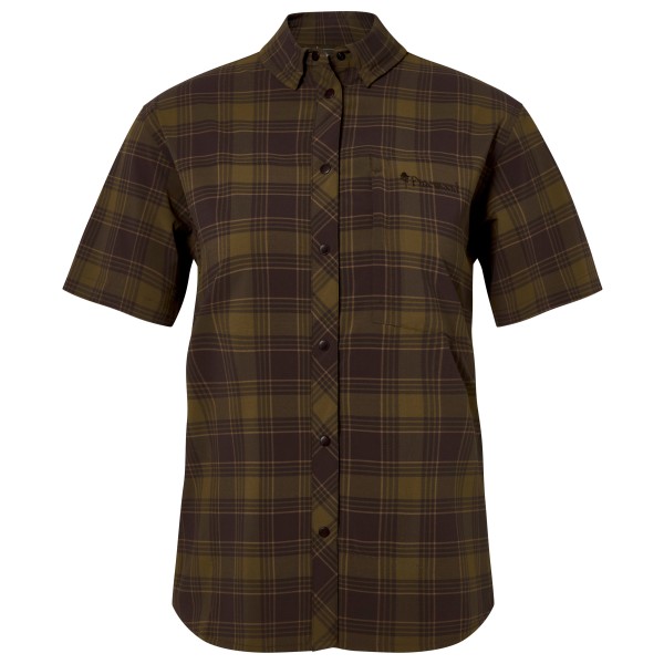 Pinewood Abisko Trekking S/S Shirt Bluse Damen (Gr XXL |braun)
