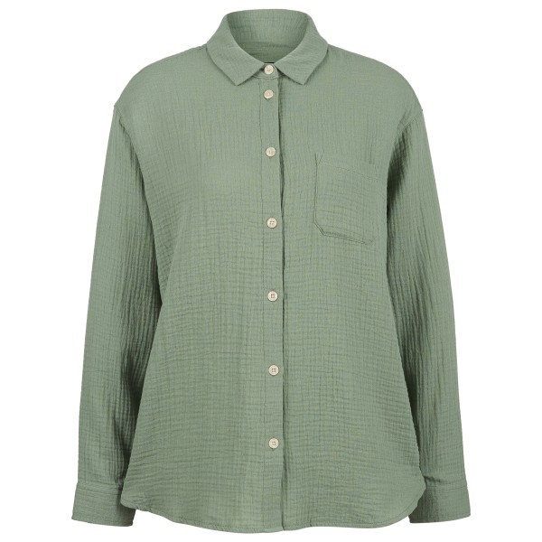 Stoic MMXX Loddby Blouse L/S Bluse Damen (Gr XXL |grün)
