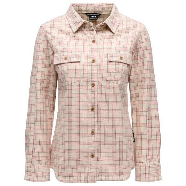 Diamond Women’s Project Twill L/S Shirt Overhemd Roze