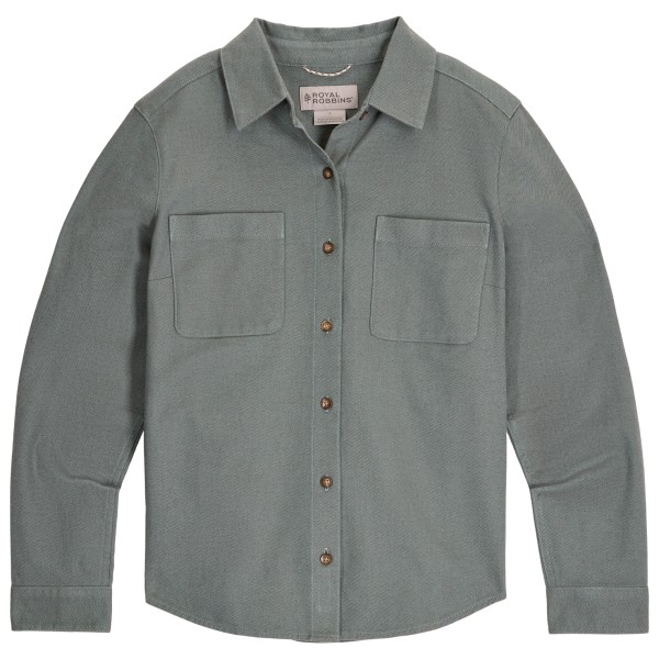 Royal Robbins Women’ Lieback Button-Up L/ Blouse Grijs