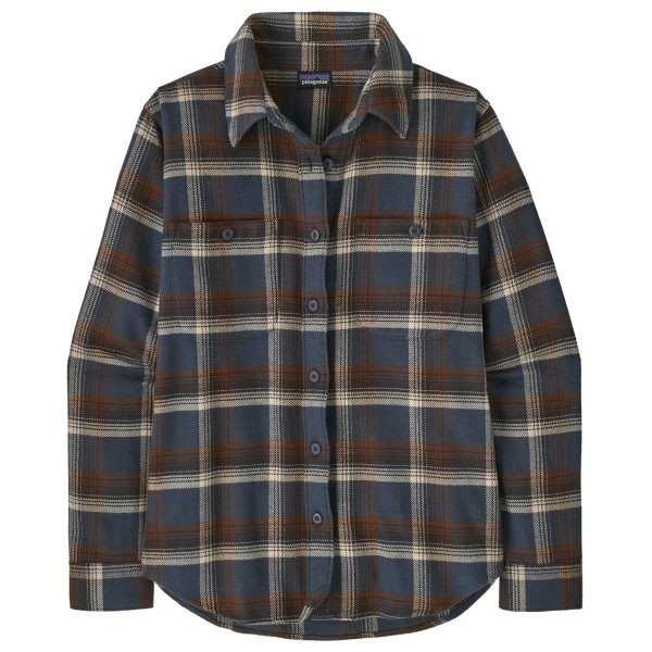 Patagonia Women’s Fjord Flannel Shirt Overhemd Grijs
