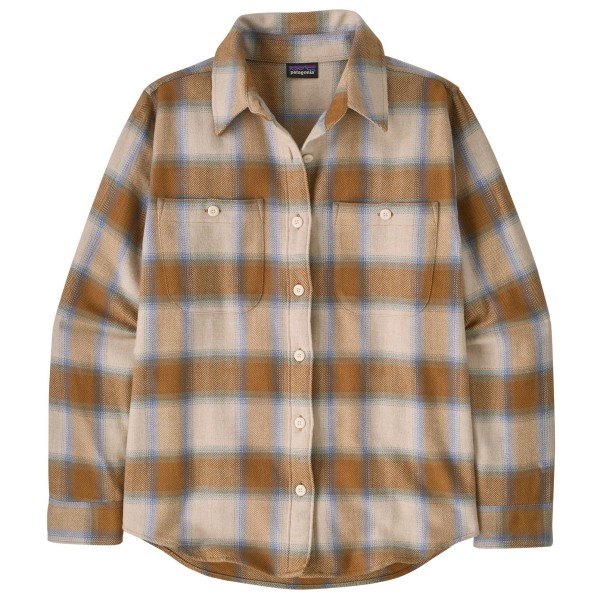 Patagonia Women’s Fjord Flannel Shirt Overhemd Beige