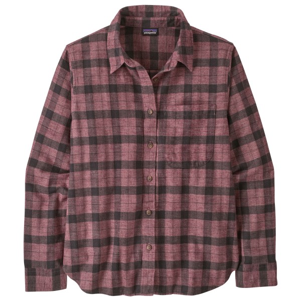 Patagonia Women’s LW Fjord Flannel Shirt Overhemd Bruin