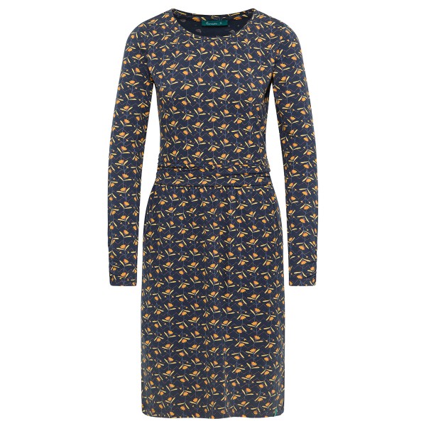 Image of Tranquillo - Women"s Tailliertes Jersey-Kleid Crew Neck - Kleid Gr M grau'