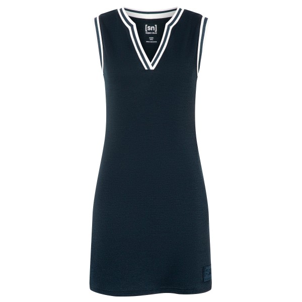 super.natural - Women's Ory Bio Dress - Kleid Gr 34 - XS;36 - S;38 - M;40 - L;42 - XL blau;weiß