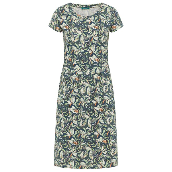 Image of Tranquillo - Women"s Tailliertes Jersey-Kleid - Kleid Gr M;S;XS grau;rosa'