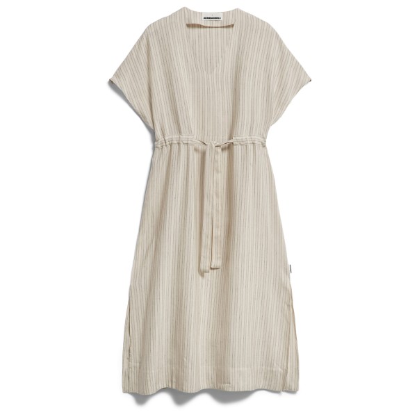 Image of ARMEDANGELS - Women"s Maahaliana Lino Stripes - Kleid Gr L;M;S beige'