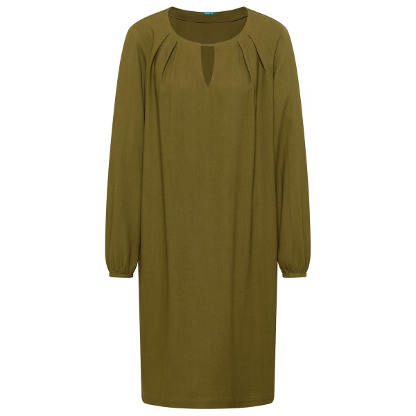 Image of Tranquillo - Women"s Lockeres Ecovero-Kleid - Kleid Gr 36;38;40;42;44 braun;oliv'