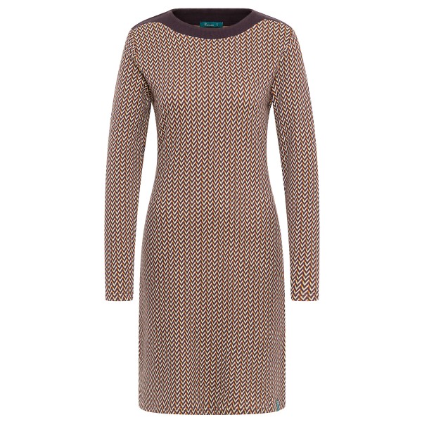 Image of Tranquillo - Women"s Strick-Kleid im Retro-Look - Kleid Gr L;M;S;XL braun'
