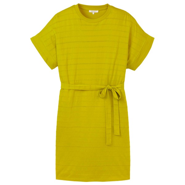 Kleid Tranquillo Minikleid aus Ajour-Jersey Damen (Gr XL |gelb)