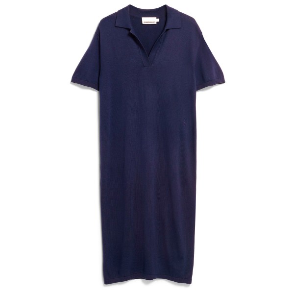 ARMEDANGELS Fine Polo Knit Dress Kleid Damen (Gr L |blau)