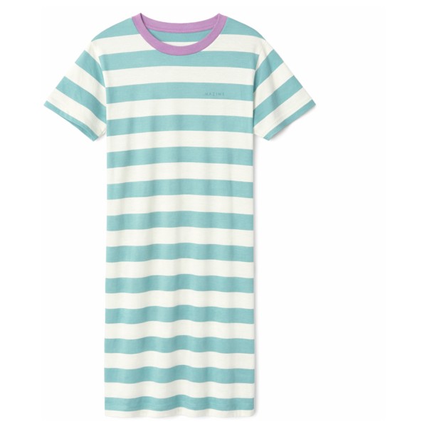 Mazine Bold Striped Jersey Dress Kleid Women (Gr L |weiß)
