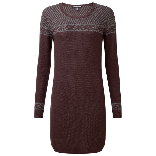 Sherpa Women’ Maya Texture Dress Jurk Bruin