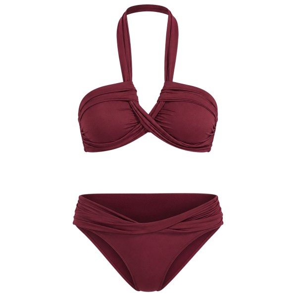 Seafolly Women’s Collective Halter Bandeau Bikinitop Rood