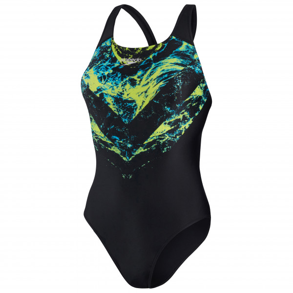 Image of Speedo - Women"s Placement Digital Powerback - Badeanzug Gr 34;36;38;40;42;44;46 blau'