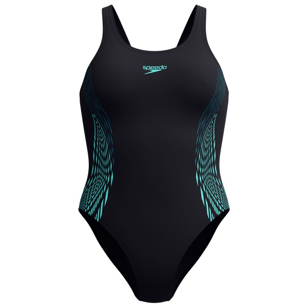 Image of Speedo - Women"s Placement Muscleback - Badeanzug Gr 36;38;40;42;46 schwarz'