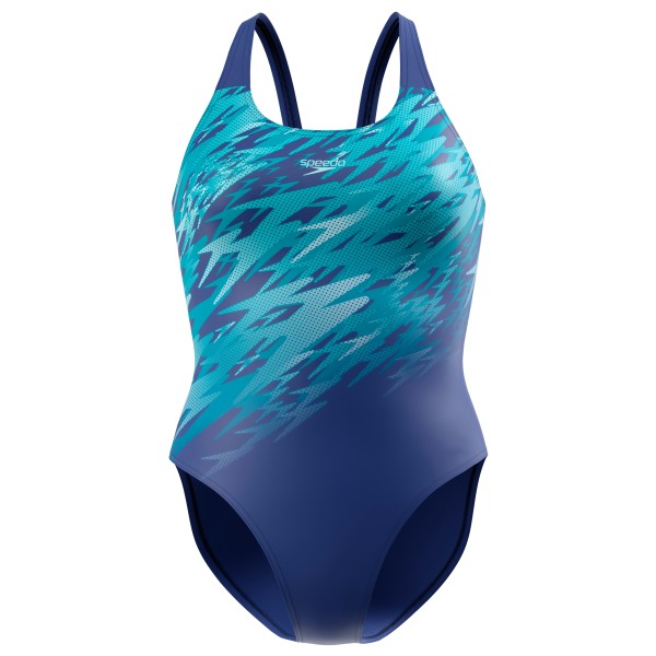 Speedo Women’s Hyperboom Placement Muscleback Badpak Blauw