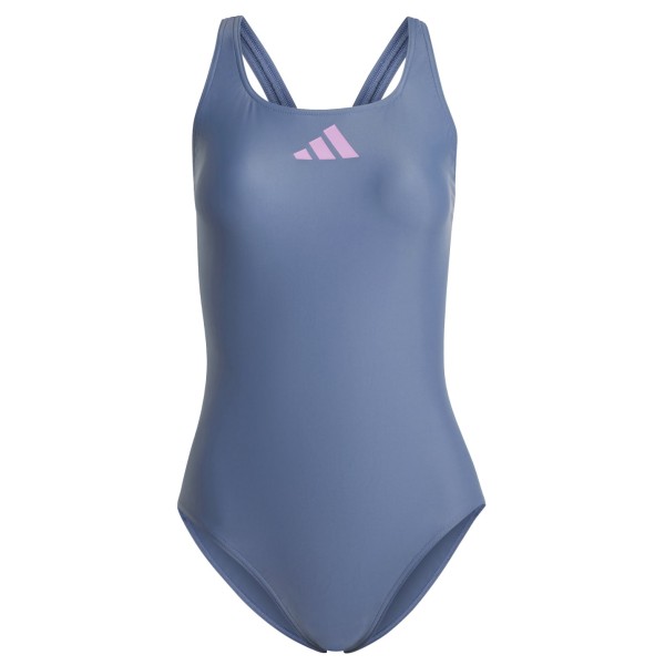 Image of adidas - Women"s 3 Bars Suit - Badeanzug Gr 34 blau'