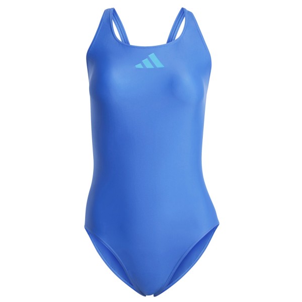 Image of adidas - Women"s 3 Bars Suit - Badeanzug Gr 46 blau'