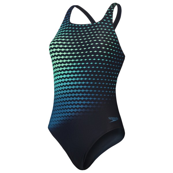 Image of Speedo - Women"s Digital Printed Medalist - Badeanzug Gr 44 blau'