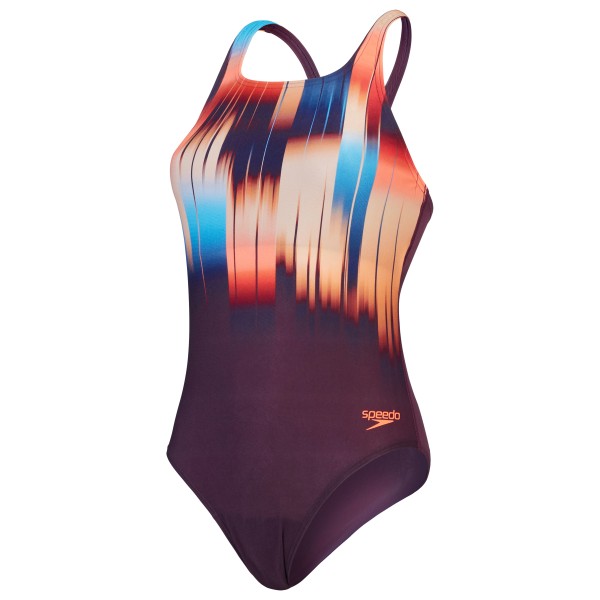 Image of Speedo - Women"s Digital Printed Medalist - Badeanzug Gr 44 lila'