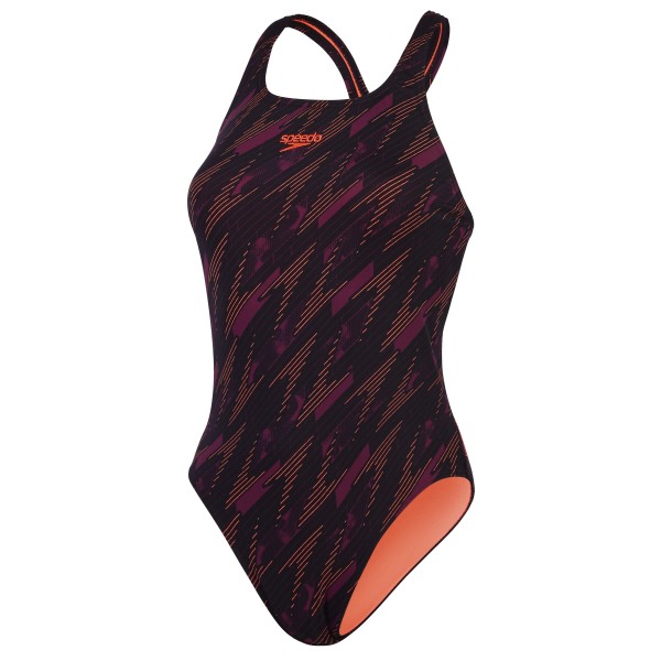 Image of Speedo - Women"s Hyperboom Allover Medalist - Badeanzug Gr 42 schwarz'