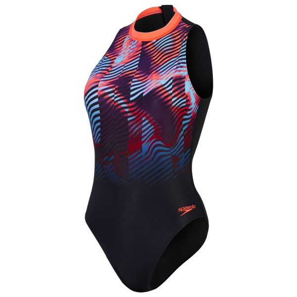 Image of Speedo - Women"s Printed Hydrasuit - Badeanzug Gr 38 bunt'