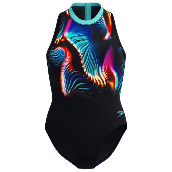 Image of Speedo - Women"s Printed Hydrasuit - Badeanzug Gr 34;36;38;40;42 blau;bunt'
