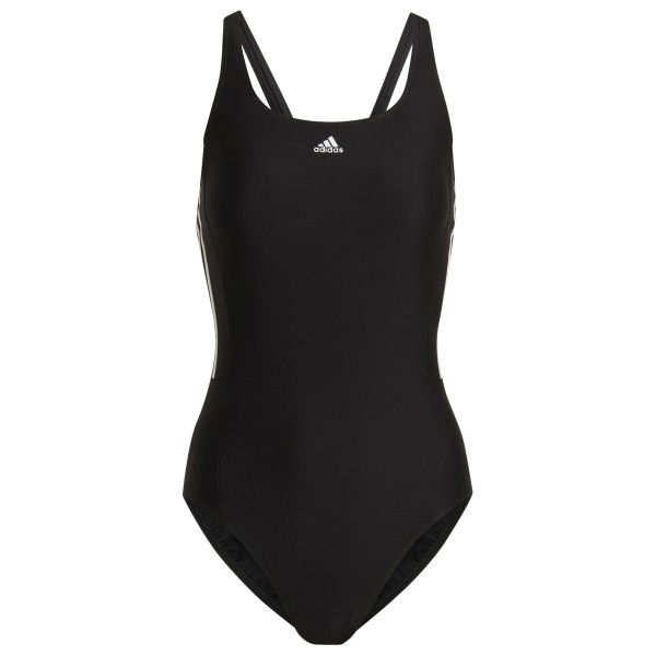 Image of adidas - Women"s 3-Stripes Mid Swimsuit - Badeanzug Gr 40 schwarz'