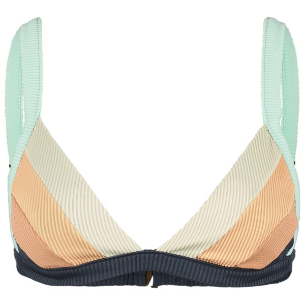 Image of Rip Curl - Women"s Block Party Spliced Fixed Tri - Bikini-Top Gr L;M;S;XL;XS;XXL grün;weiß'