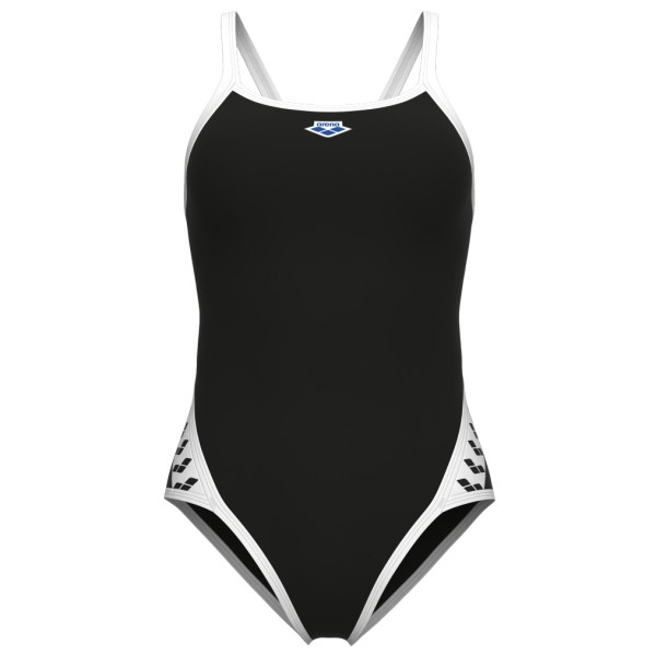 Arena Icons Super Fly Back Solid Badeanzug Damen Schwimmen (Gr 32 |schwarz)
