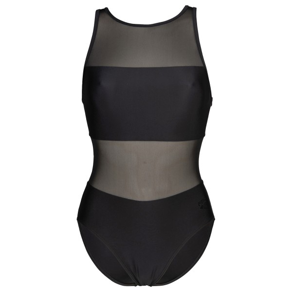 Arena - Women's Mesh Panels Swimsuit Vent Back - Badeanzug Gr 36 schwarz