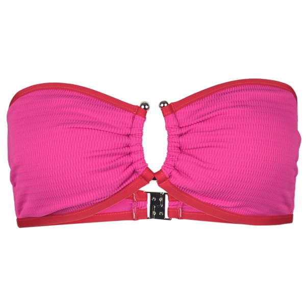 Image of Seafolly - Women"s Beach Bound Ring Front Bandeau - Bikini-Top Gr 32;34;36;38;40;42 rosa;schwarz;weiß'