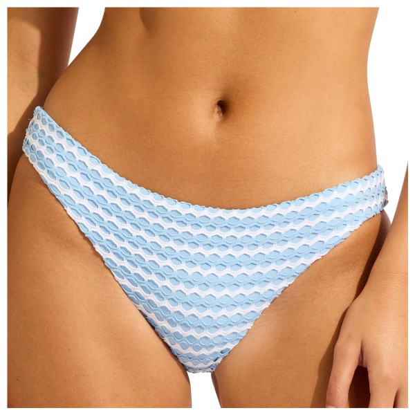 Seafolly – Women’s Mesh Effect Hipster Pant – Bikinibroekje maat 34, Oranje