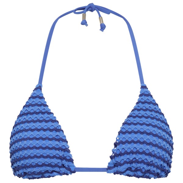 Bikini Top Seafolly Mesh Effect Slide Tri Damen (Gr 34 |blau)