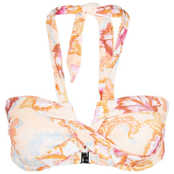 Image of Seafolly - Women"s Spring Festival Halter Bandeau - Bikini-Top Gr 38;40;42 orange;weiß'