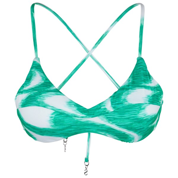 Image of Seafolly - Women"s Wavelength Cross Back Bralette - Bikini-Top Gr 34;36;38;40 grau;türkis'