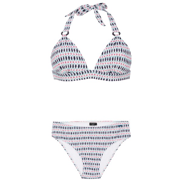 Image of Protest - Women"s Prtlucia Halter Bikini C-Cup - Bikini Gr 34;36;38;42;44 grau/weiß'