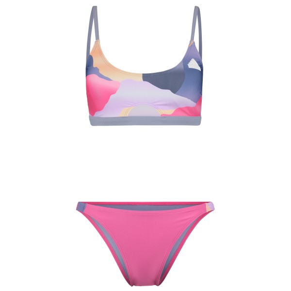 adidas - Women's City Escape Camo Bikini Set - Bikini Gr 34;36;38;40;42;44 blau;rosa