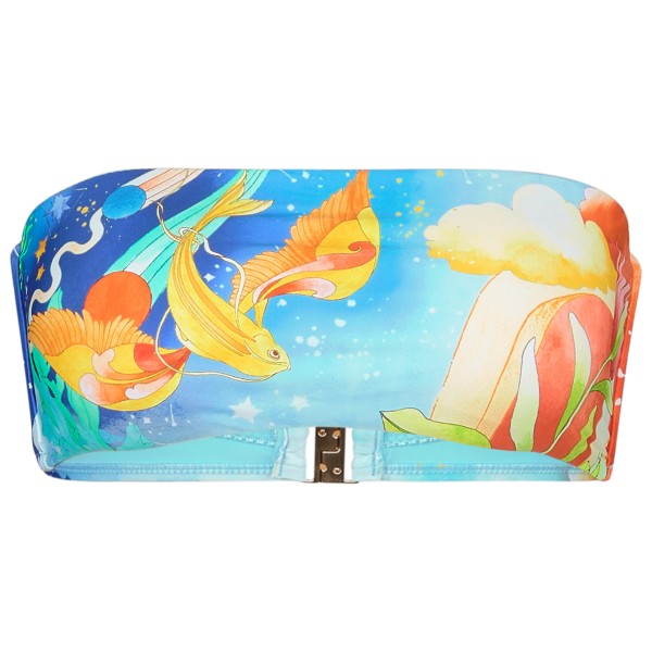 Image of Seafolly - Women"s Aquarius Bandeau - Bikini-Top Gr 32 bunt'