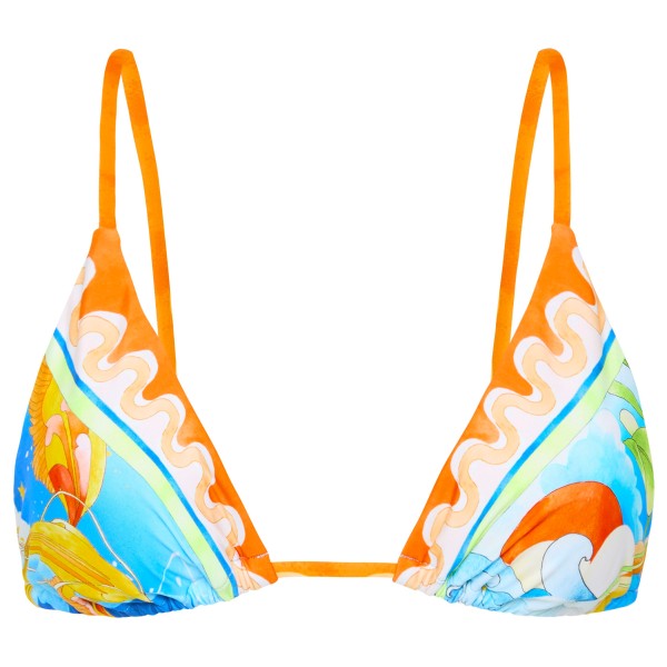 Image of Seafolly - Women"s Aquarius Reversible Longline Slide Tri - Bikini-Top Gr 32;34;36;38;42 bunt'