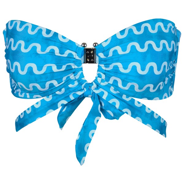 Image of Seafolly - Women"s Soundwave U Wire Bandeau Bra - Bikini-Top Gr 32 bunt'