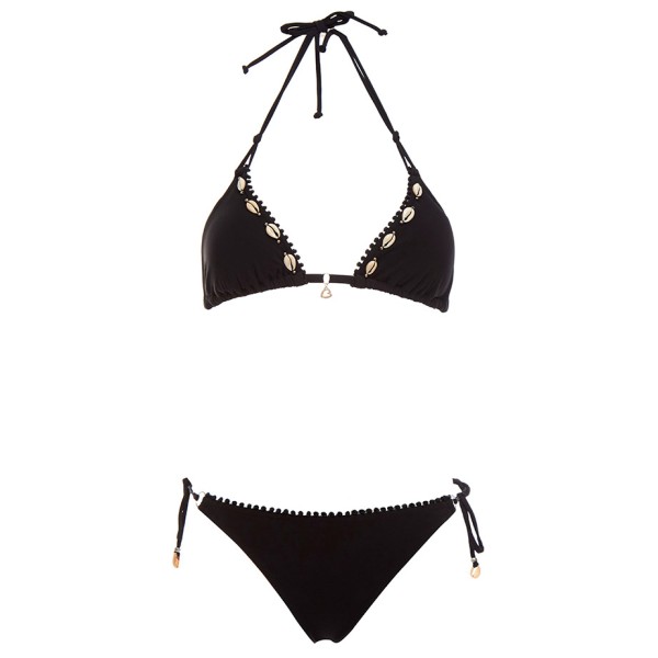 Banana Moon Yero Black Bikini-Top Damen (Gr 42 |schwarz)