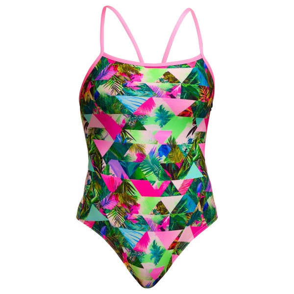 Funkita Single Strap One Piece Badeanzug Damen (Gr 34 |bunt)