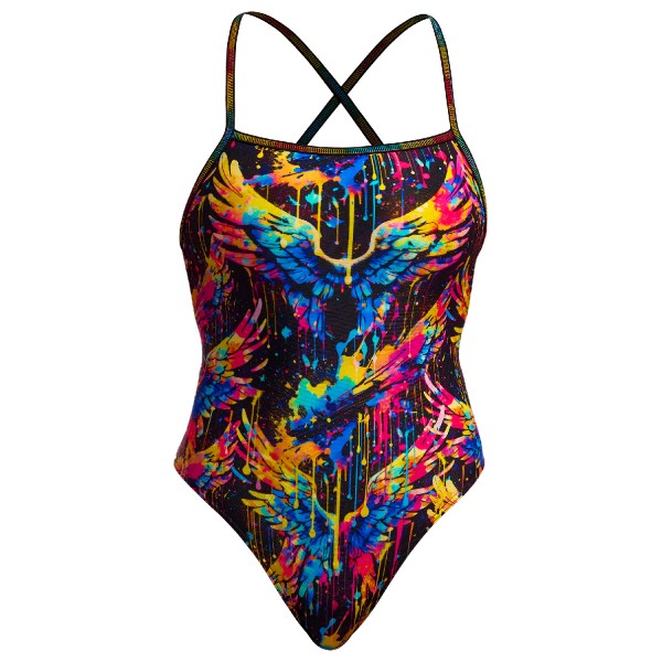 Funkita – Women’s Strapped In One Piece – Badpak maat 42, meerkleurig Multicolor