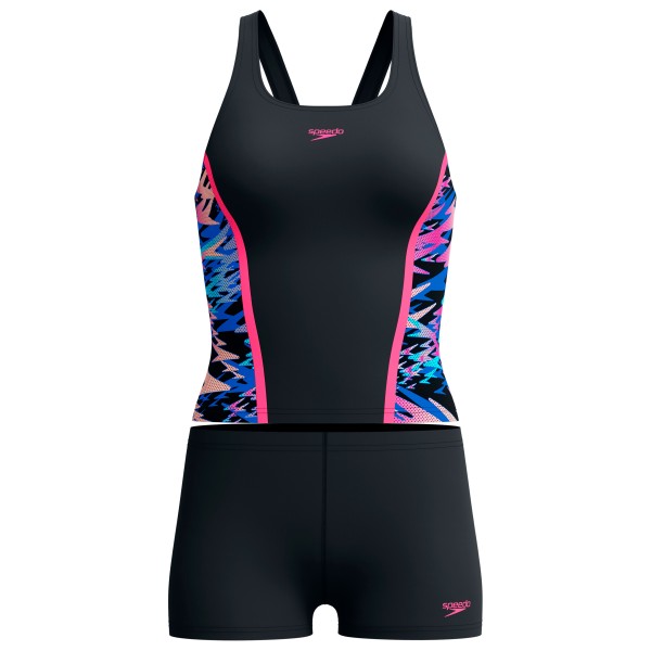 Speedo - Women's Hyperboom Splice Tankini Set - Tankini Gr 38 schwarz