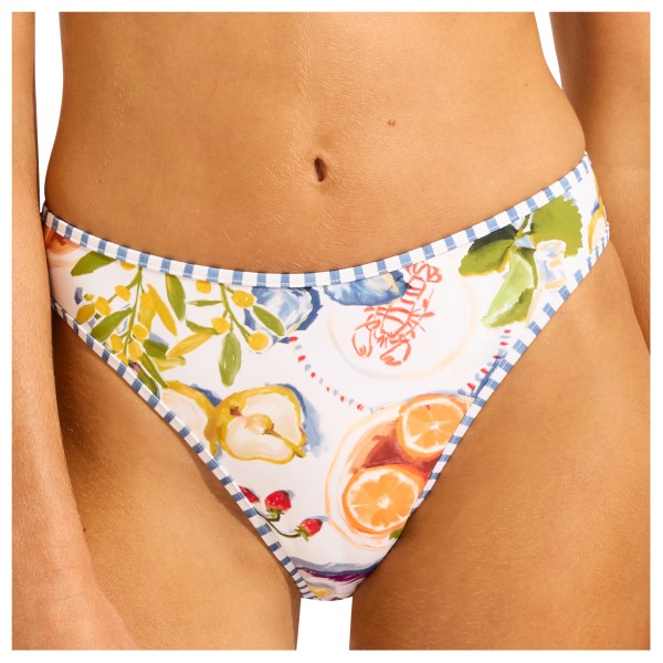 Seafolly Riviera Coast High Leg Pant Bikini-Bottom Damen (Gr 34 |orange)