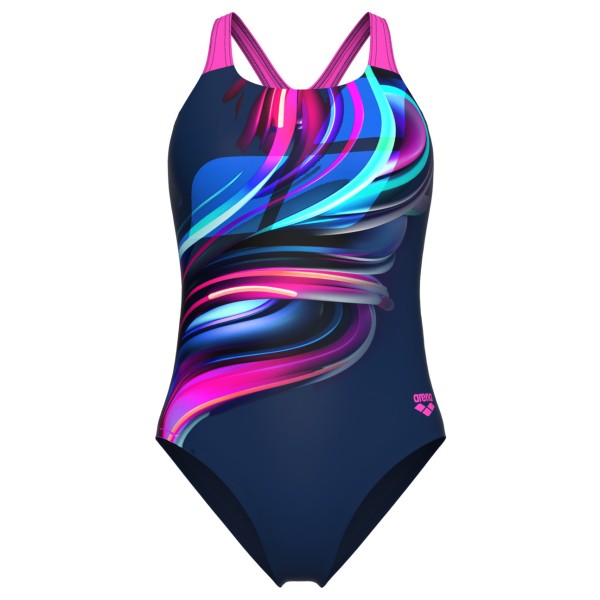 Arena Women’s Bloom Swimsuit Swim Pro Back LB Badpak Blauw